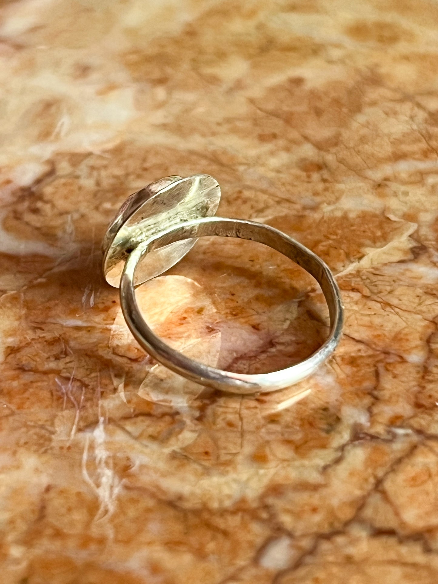 Sterling Silver Ring with Iolite