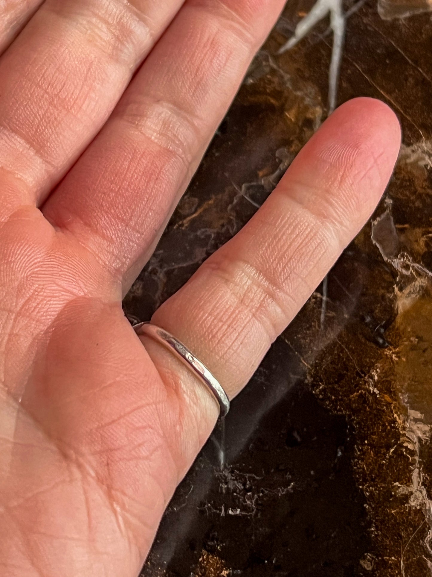 Sterling Silver Ring with Smoky Quartz