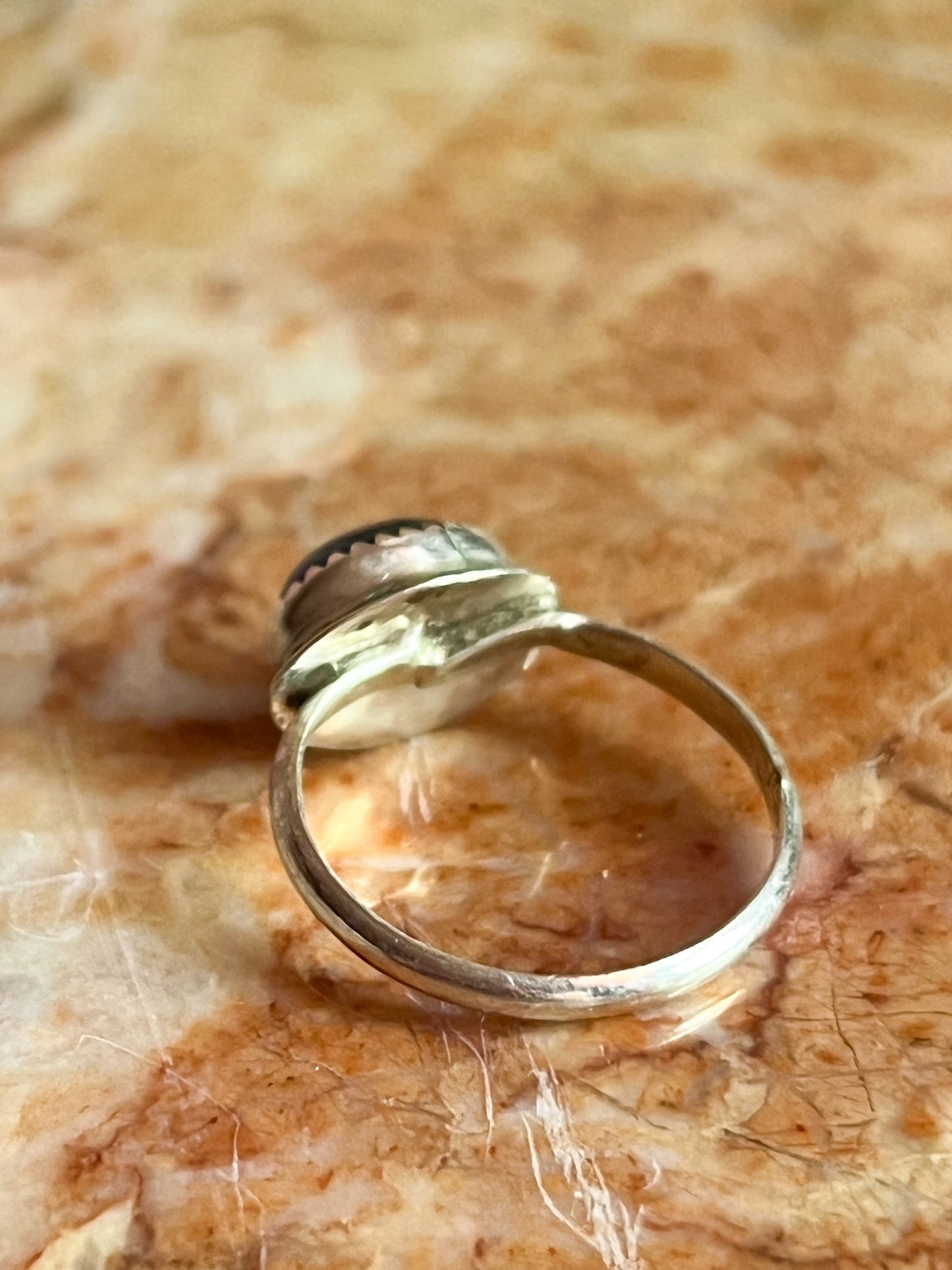 Sterling Silver Ring with Blue Kyanite