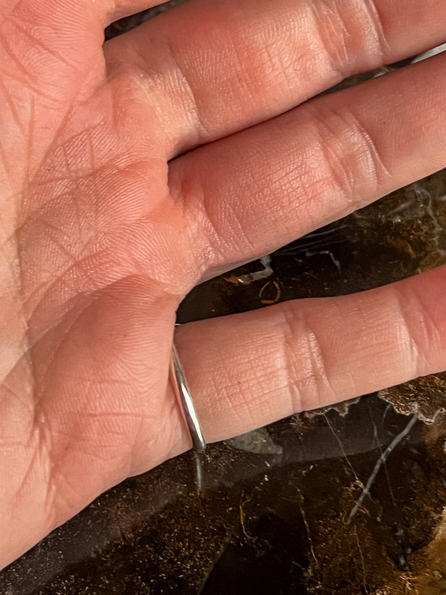 Sterling Silver Ring with Iolite