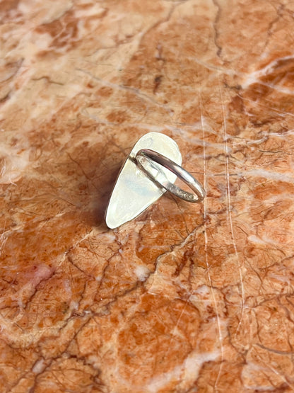 Sterling Silver Ring with Ruby Fuchsite